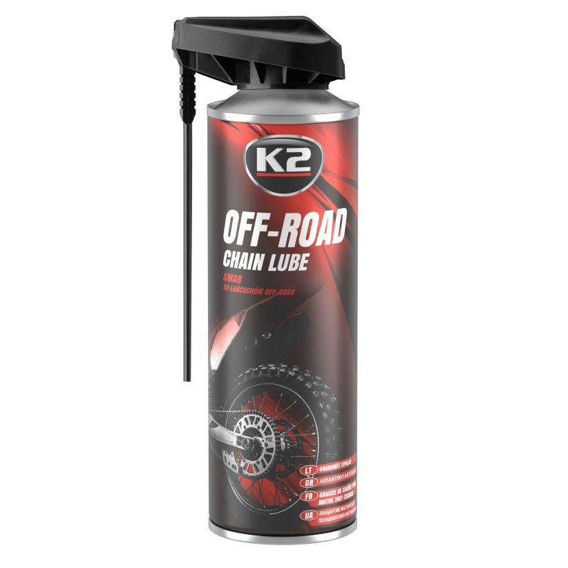 K2 OFF-ROAD CHAIN LUBE 500 ml - motorkerékpár lánckenő (W140)